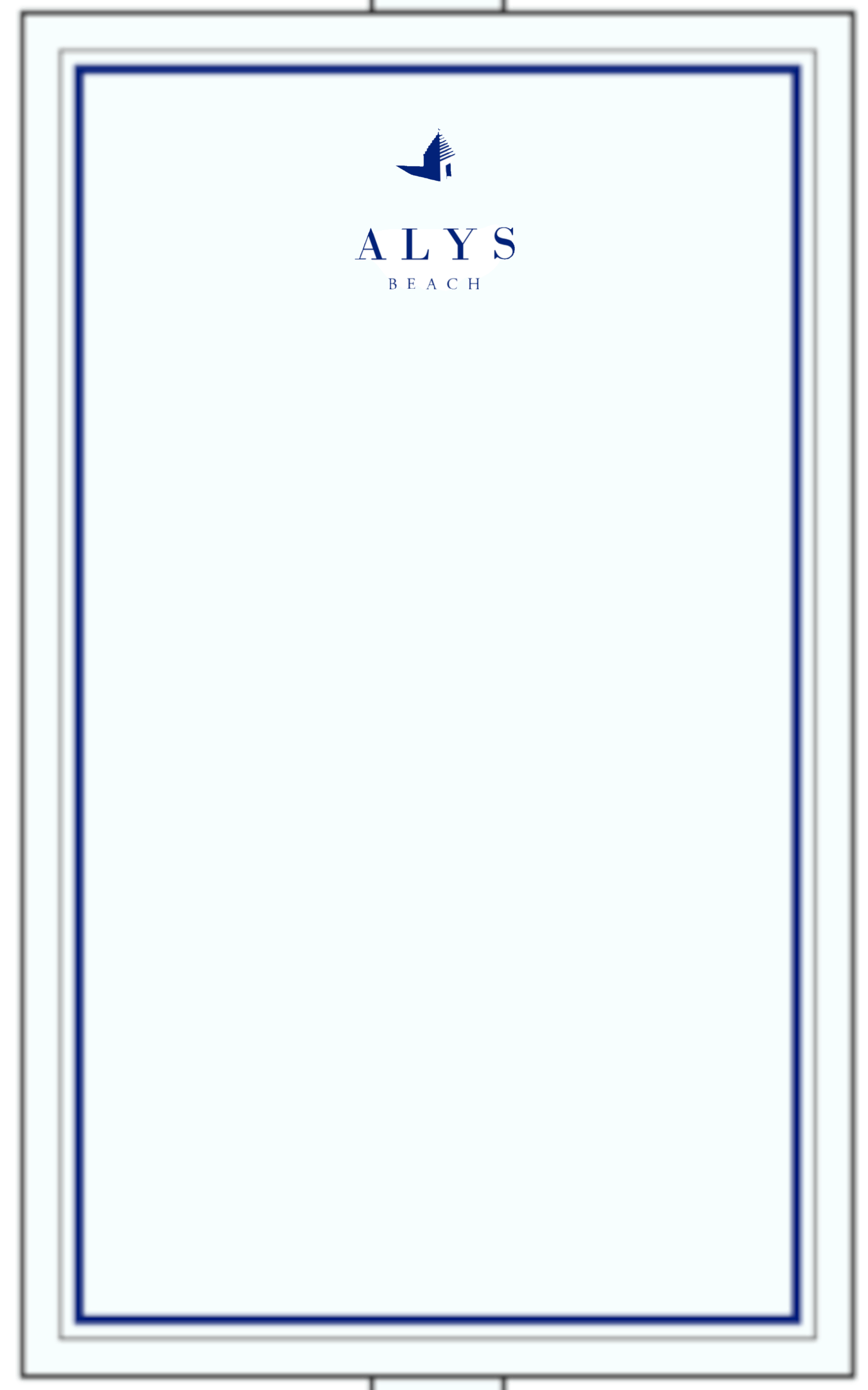 Alys Beach Job Site Sign with Rendering (Architect & Builder)