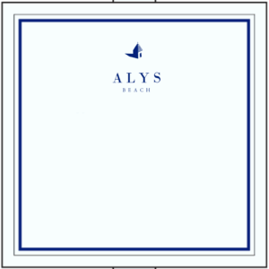 Alys Beach Job Site Sign without Rendering (Architect & Builder)
