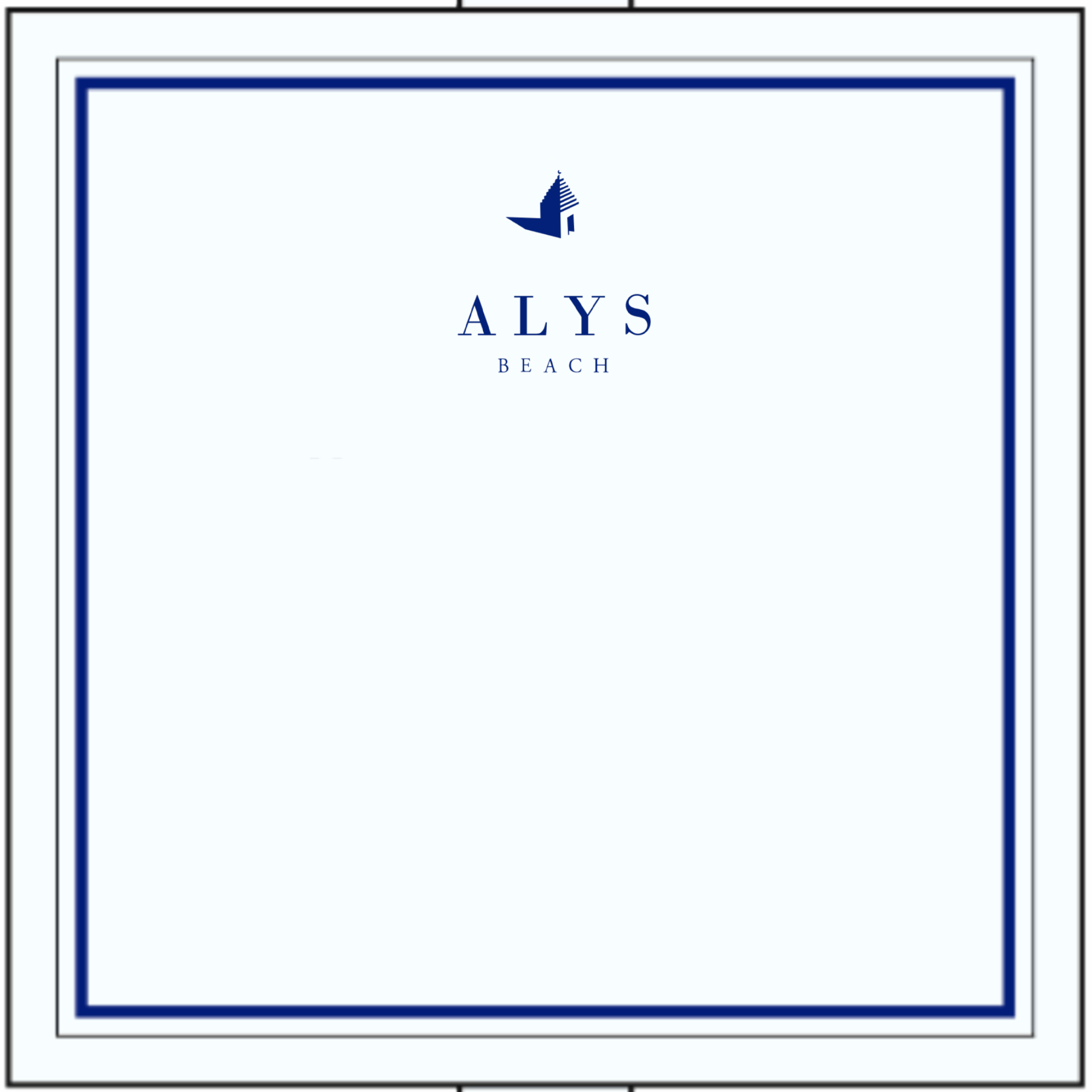 Alys Beach Job Site Sign without Rendering (Architect & Builder)